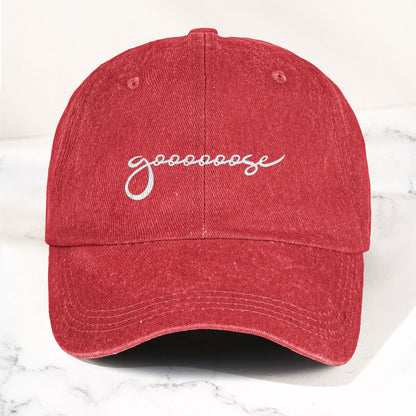 Goose Band Denim Cap – Retro Music Fan Merch Cap Gift For Dad (With Box)