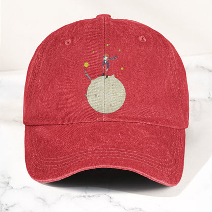 Ziggy Stardust Denim Dad Cap – Retro David Bowie Merch Design (With BOX)