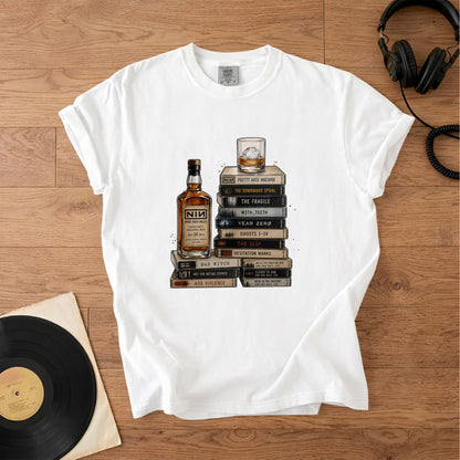 Nine Inch Nails Cassette Album Collection Vintage T-Shirt – Retro Music Nine Inch Nails Merch Tee