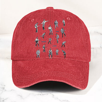 Talking Heads Stop Making Sense Dance Denim Cap – Retro Music Fan Concert Cap Gift For Dad Father's Day (With Box)