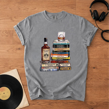 George Harrison Cassette Collection T-Shirt – Retro Music The Beatles Band Merch Tee