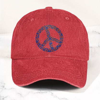 Phish Donut Peace Sign Denim Cap – Retro Music Phish Cap Gift For Dad (With Box)