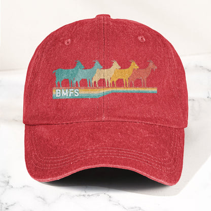 Billy Strings Cosmic Bluegrass BMFS GOAT Retro Vintage Music Merch Denim Cap – Retro Vintage Dad Cap Gift For Dad (With Box)
