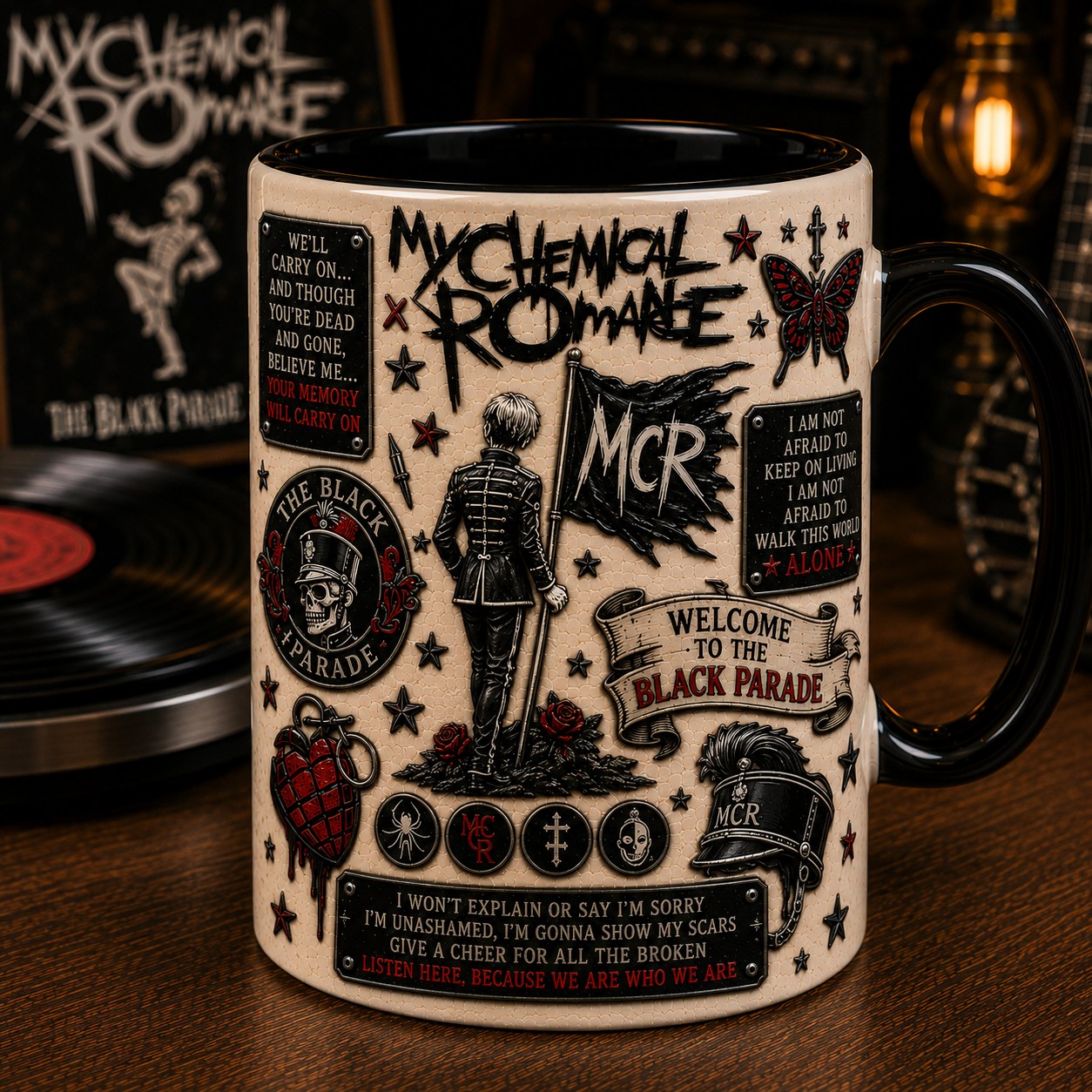 My Chemical Romance Mug – Welcome To The Black Parade Ceramic Coffee Cup