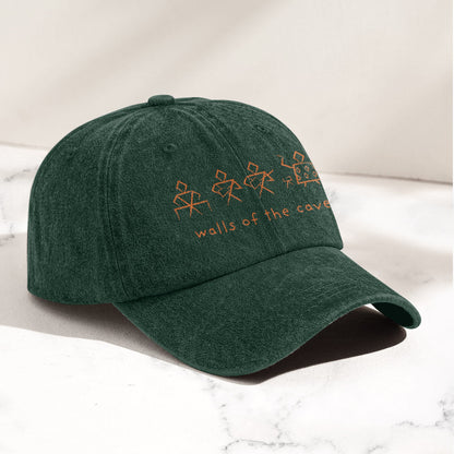 Phish Walls of the Cave Petroglpyh Denim Cap – Retro Music Phish Cap Gift For Dad (With Box)