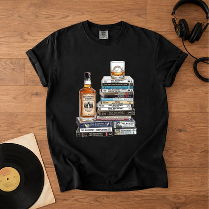 Paul McCartney Cassette Collection T-Shirt – Retro Music The Beatles Band Merch Tee
