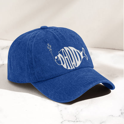 Phish Daddy Fish Logo Denim Cap – Retro Music Fan Concert Cap Gift For Dad Father's Day (With Box)