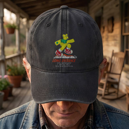 Long Distance Runner Denim Cap – Grateful Dead Merch Dad Hat (With Box)