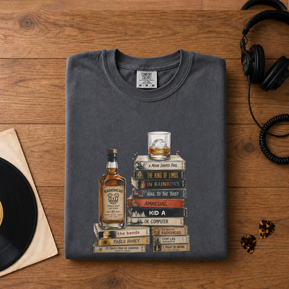 Radiohead Cassette Album Collection Vintage T-Shirt – Retro Rock Music Radiohead Merch Tee