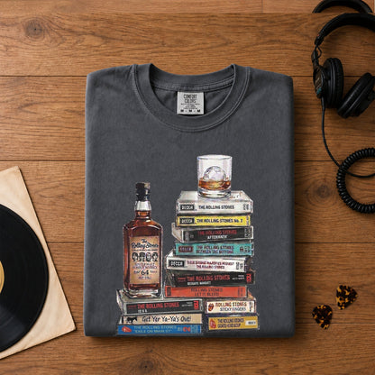 The Rolling Stones Cassette Collection T-Shirt – Retro Music The Rolling Stones Band Merch Tee