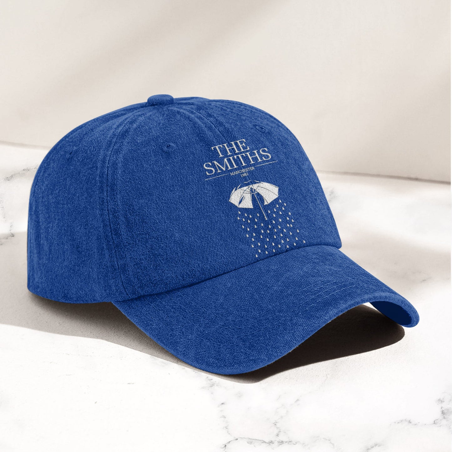 The Smiths Manchester Denim Cap – Retro Vintage Dad Cap Gift For Dad (With Box)