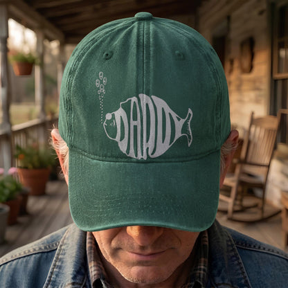 Phish Daddy Fish Logo Denim Cap – Retro Music Fan Concert Cap Gift For Dad Father's Day (With Box)
