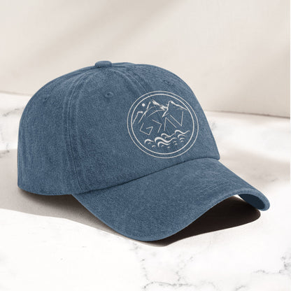 God Is Greater Than The Highs And Lows Denim Cap – Dad Cap Gift For Dad (With Box)