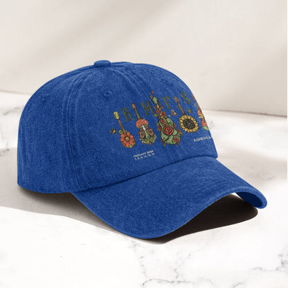 Billy Strings BMFS Asheville NC Concert Graphic Music Merch Denim Cap – Retro Vintage Dad Cap Gift For Dad (With Box)