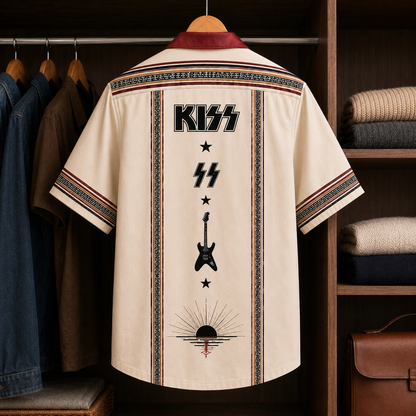 KISS Luxury Design Hawaiian Shirt – Hard Rock Inspired Hawaiian Shirt