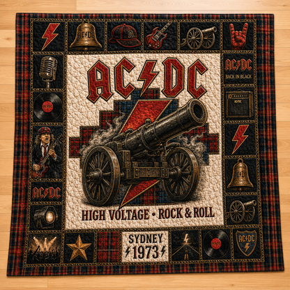 ACDC Quilt Blanket – Iconic Canon Inspired High Quality Quilt Blanket