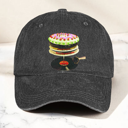 The Rolling Stones Let It Bleed Music Merch Denim Cap – Retro Vintage Dad Cap Gift For Dad (With Box)