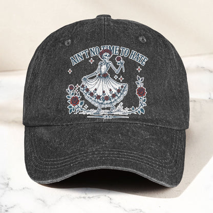 Grateful Dead Aint No Time To Hate Uncle Johns Band Lyrics Denim Cap – Retro Vintage Dad Cap Gift For Dad (With Box)