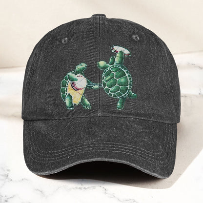 Grateful Dead Dancing Terrapins Denim Cap – Grateful Dead Tribute Merch Dad Hat (With Box)