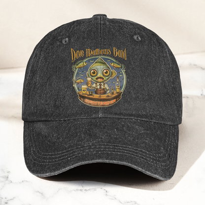 Dave Matthews Band Fishtender Denim Cap – Retro Music Cap Gift For Dad (With Box)