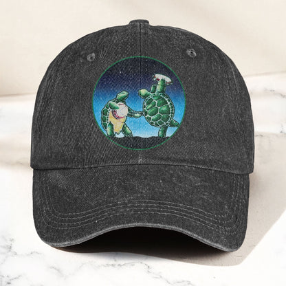 Grateful Dead Terrapin Station Denim Cap – Grateful Dead Tribute Merch Dad Hat (With Box)