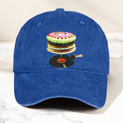 The Rolling Stones Let It Bleed Music Merch Denim Cap – Retro Vintage Dad Cap Gift For Dad (With Box)