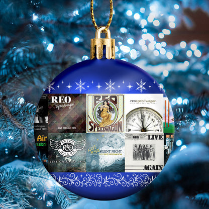 REO Speedwagon Ball Ornament – Rockin’ the Holidays with Timeless Hits