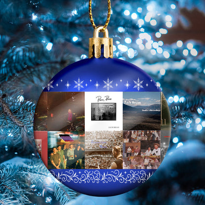 Zach Bryan Ball Ornament – Heartfelt Country Spirit for the Holidays
