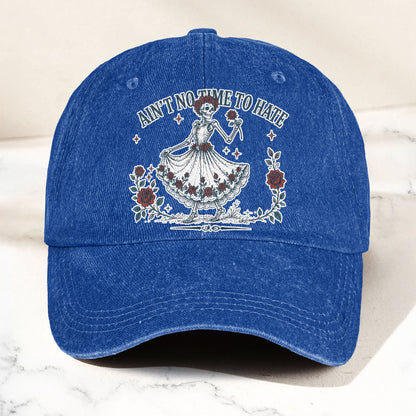 Grateful Dead Aint No Time To Hate Uncle Johns Band Lyrics Denim Cap – Retro Vintage Dad Cap Gift For Dad (With Box)