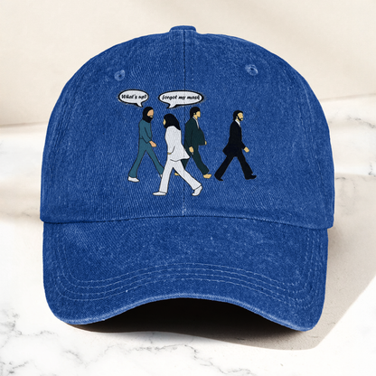 Abbey Road Denim Dad Cap – Iconic Walk ( With BOX)