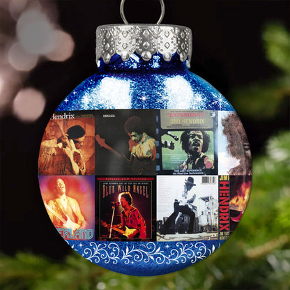 Jimi Hendrix Ball Ornament – Ignite Your Holidays with Legendary Energy