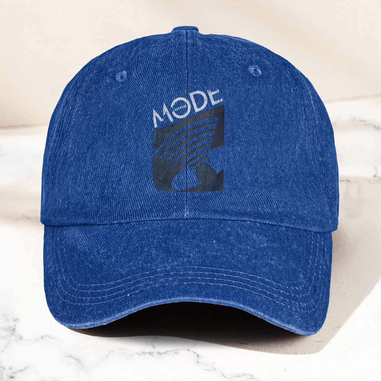 Depeche Mode Music for the Masses Denim Cap – Vintage Depeche Mode Band Album Merch Gift for Dad (With Box)