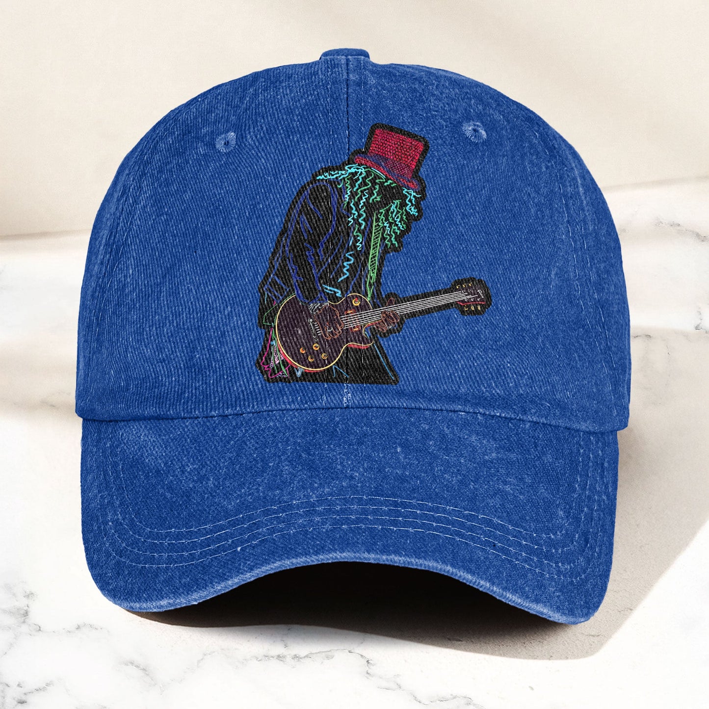 Gun N'rose Denim Cap – Retro Vintage Dad Cap Gift For Dad (With Box)