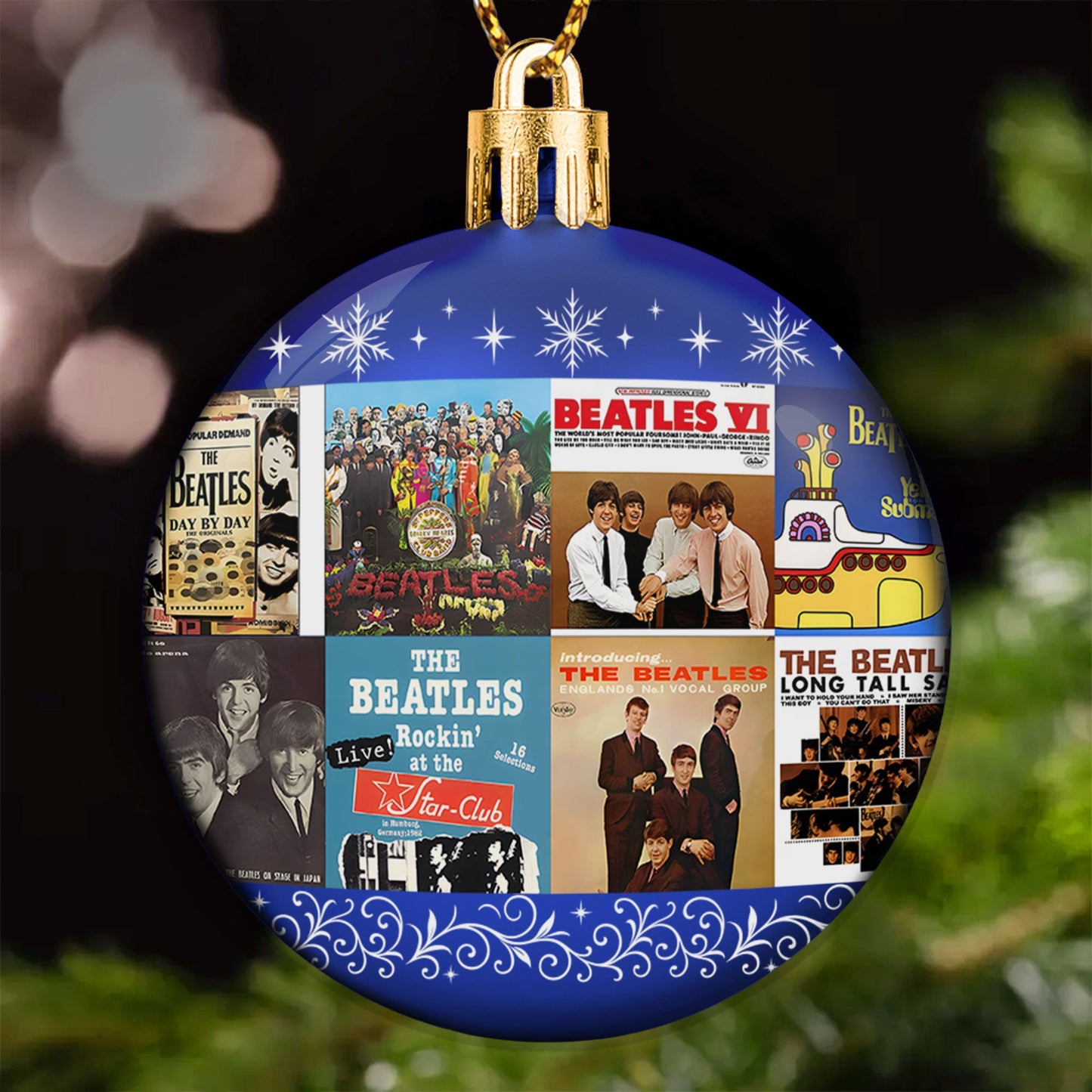 The Beatles Ball Ornament – A Legendary Tribute to Timeless Music
