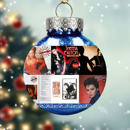 Sheena Easton Album Collage Ornament – Pop Icon Christmas Decoration