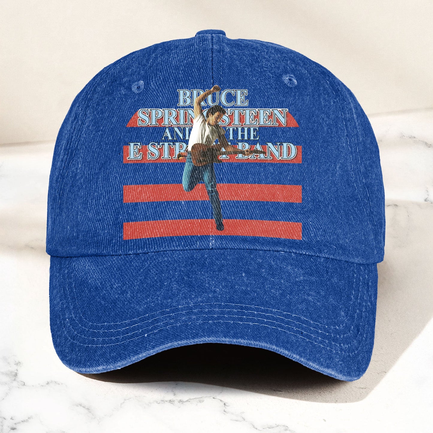 Bruce Springsteen version 2 Denim Cap – Retro Vintage Dad Cap Gift For Dad (With Box)