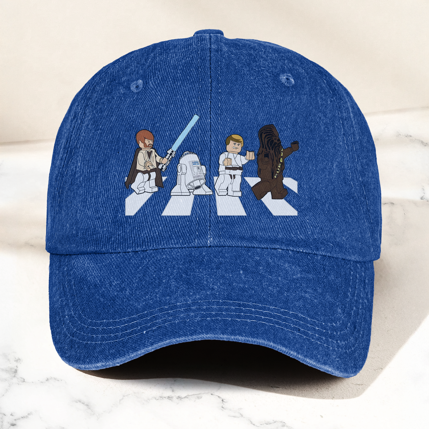 Star Wars Abbey Road Dad Cap – Obi-Wan, Luke, R2-D2 & Chewbacca Walk Design ( With Box )