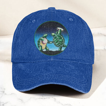 Grateful Dead Terrapin Station Denim Cap – Grateful Dead Tribute Merch Dad Hat (With Box)