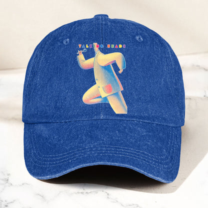 Talking Heads 80s The Band & Their Music Denim Cap – Retro Music Fan Cap Gift For Dad (With Box)