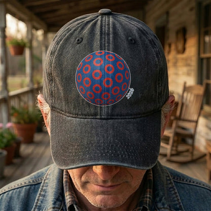 Phish Donut Holographic Denim Cap – Retro Music Phish Cap Gift For Dad (With Box)