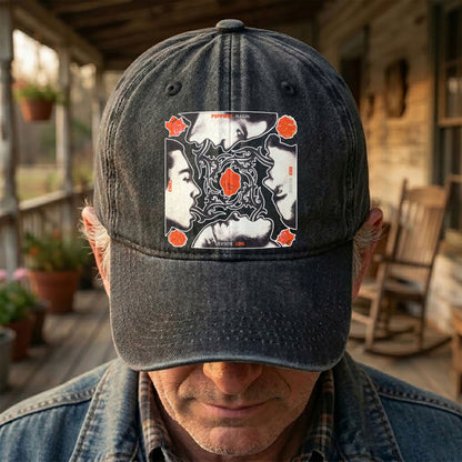 Blood Sugar Sex Magik Graphic Denim Cap – Vintage Red Hot Chili Peppers Album Merch Gift for Dad (With Box)