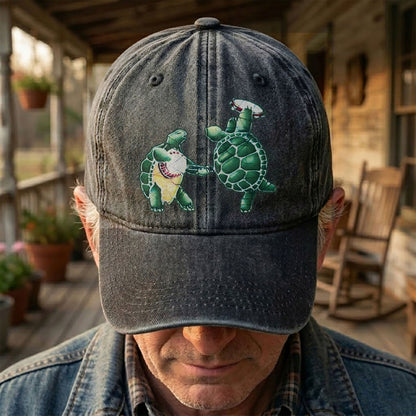 Grateful Dead Dancing Terrapins Denim Cap – Grateful Dead Tribute Merch Dad Hat (With Box)