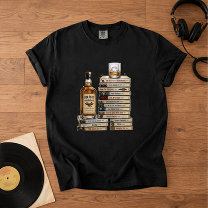 Tom Petty Cassette Album Collection Vintage T-Shirt – Retro Music Tom Petty Merch Tee