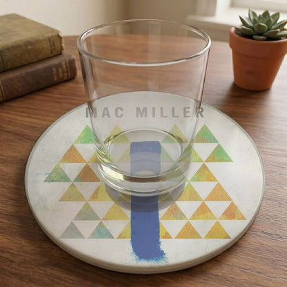 Mac Miller Album Ceramic Coaster Set – Music Tribute Drink Coasters