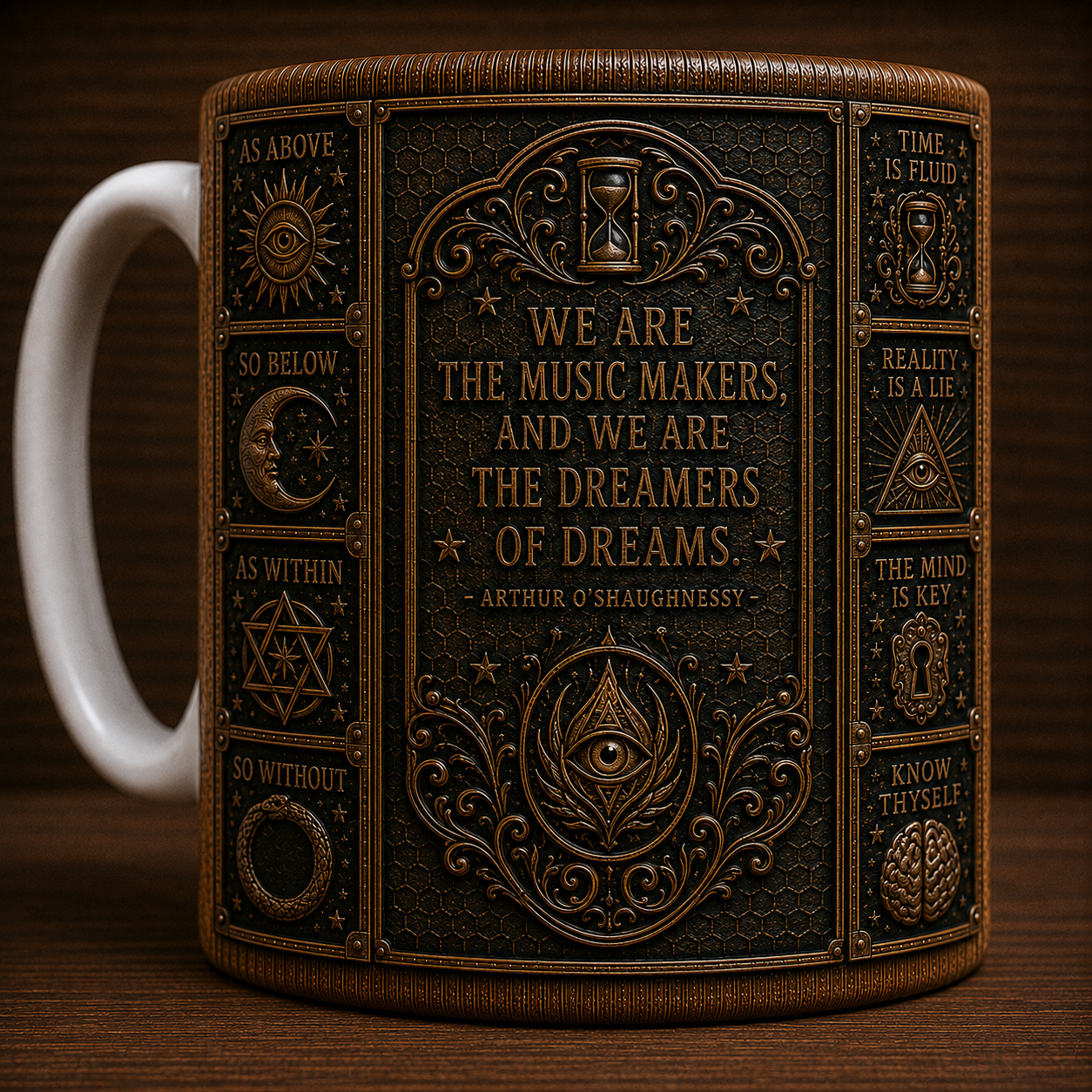 Tool Band Mug, Vintage Progressive Metal Coffee Mug, Lateralus Ceramic Cup, Schism Fan Gift, Fear Inoculum Rock Mug