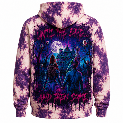 The Suffering Halloween Hoodie – We're Dead Horror All Over Print Hoodie, Cosmic Creature Gothic Sweatshirt, Spooky Halloween Gift