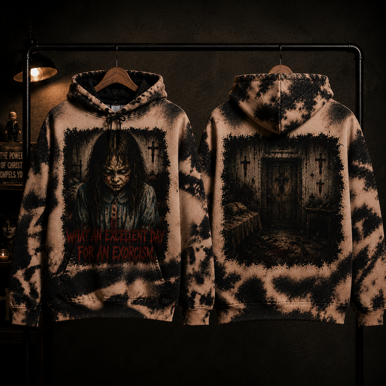 Regan MacNeil The Exorcist Halloween Hoodie All Over Print Hoodie, Gothic Halloween Sweatshirt, Horror Movie Gift