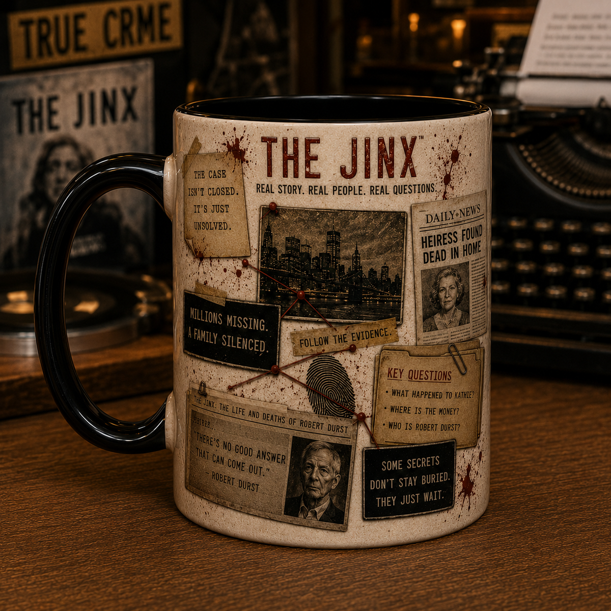 The Jinx Robert Durst True Crime Coffee Mug – Documentary Fan Gift | True Crime Lover Ceramic Mug
