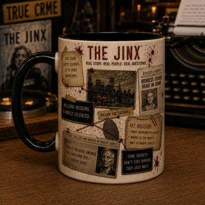 The Jinx Robert Durst True Crime Coffee Mug – Documentary Fan Gift | True Crime Lover Ceramic Mug