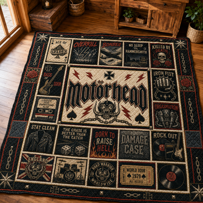 MotorHead Quilt Blanket – Iconic Symbol Inspired High Quality Quilt Blanket